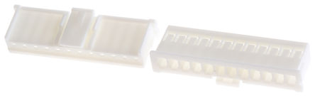Corpo connettore PCB JST serie XA, femmina, 12 vie, 1 fila, passo 2,5mm